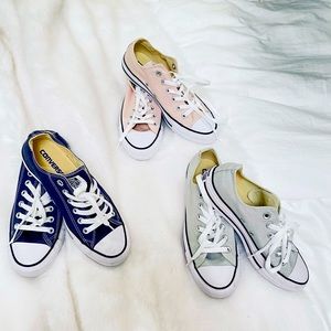 CONVERSE ALL STAR SET OF THREE PAIRS OF SNEAKERS